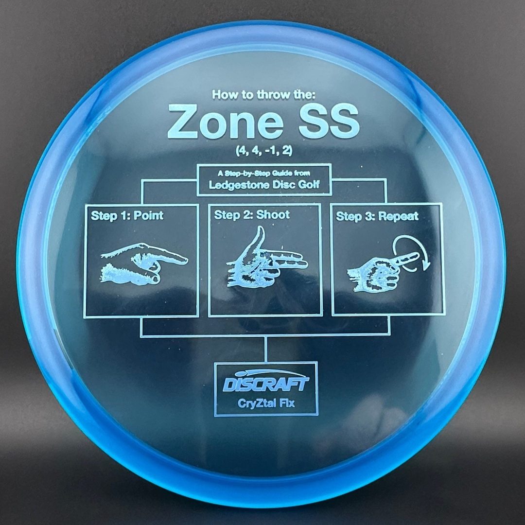 Cryztal Flx Zone SS - Step-By-Step - Ledgestone 2025 Discraft