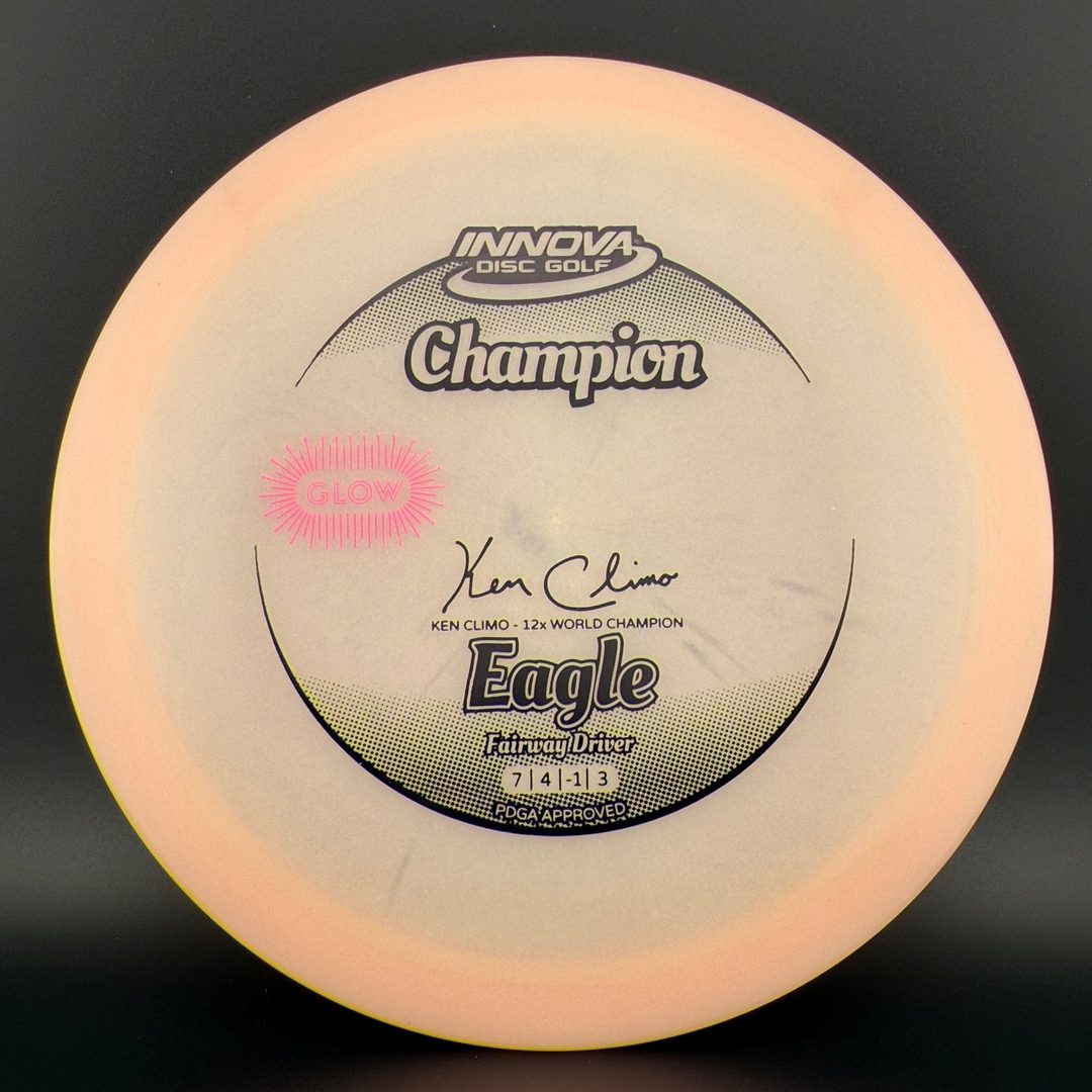 Classic Color Glow Champion Eagle - Ken Climo 12x Innova