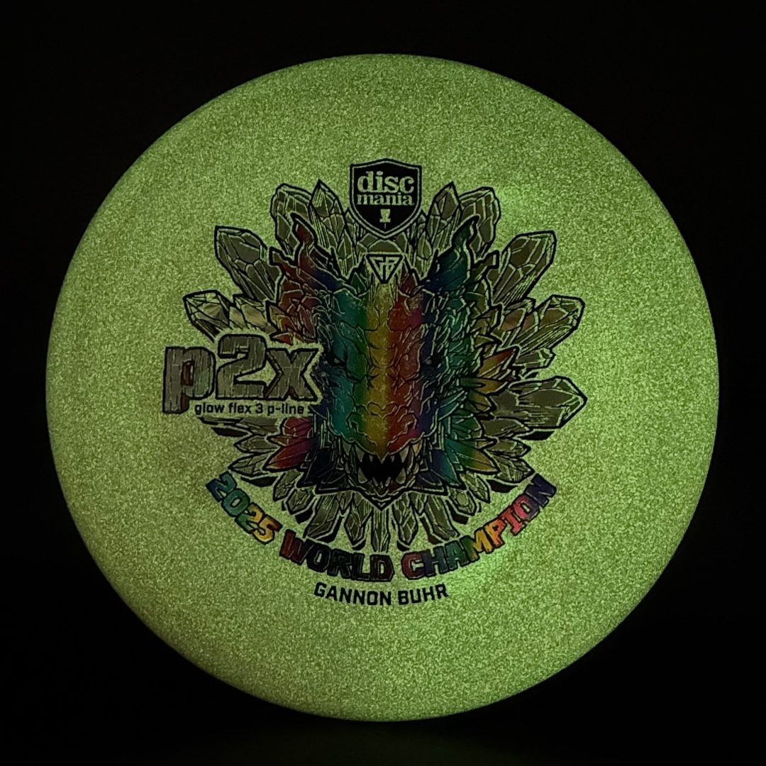 Glow P-Line P2x Flex 3 - Gannon Buhr 2025 World Champion Discmania