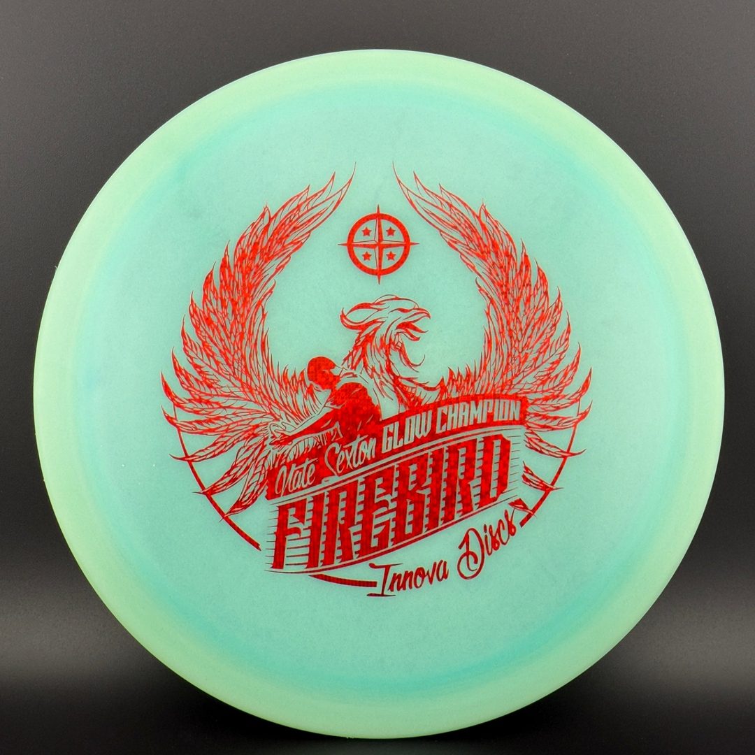 2016 Glow Champion Firebird Penned - Red Pixel - Nate Sexton Tour Series Innova
