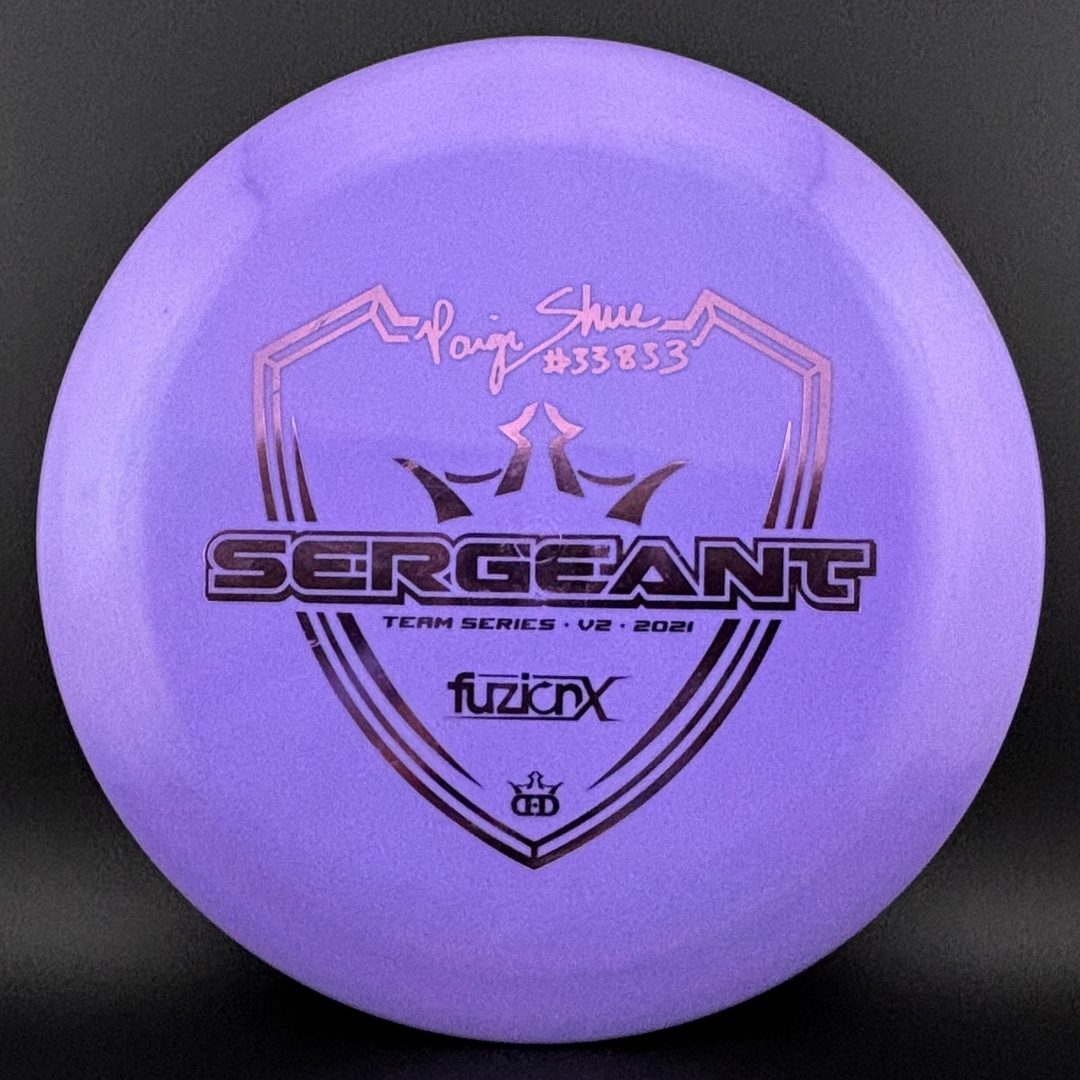 Fuzion X Sergeant - Paige Shue 2021 V2 Team Series *Colten Stash Used* Dynamic Discs