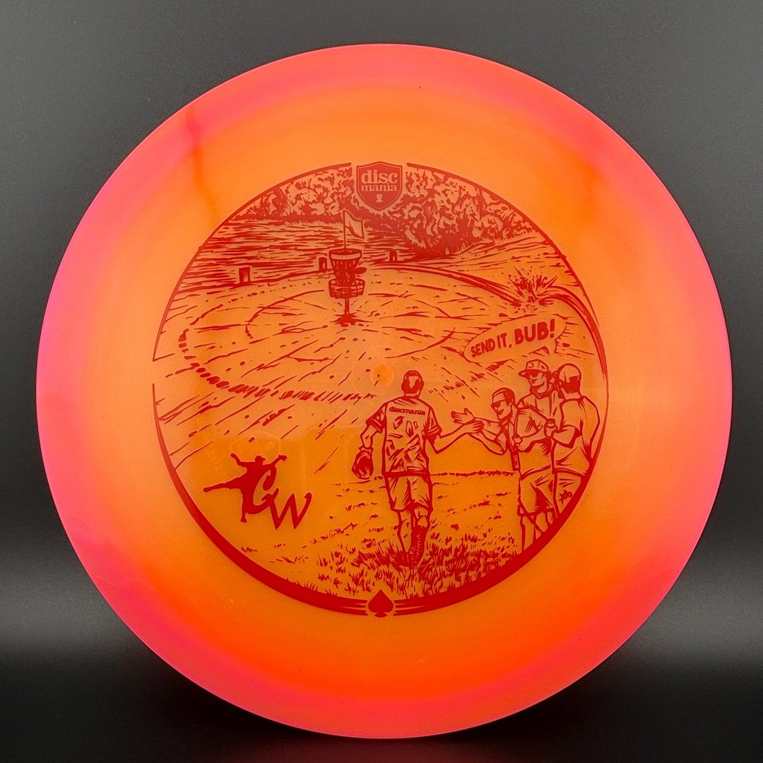 Color Glow Horizon C-Line FD1 - Casey White Send It Bub! Discmania