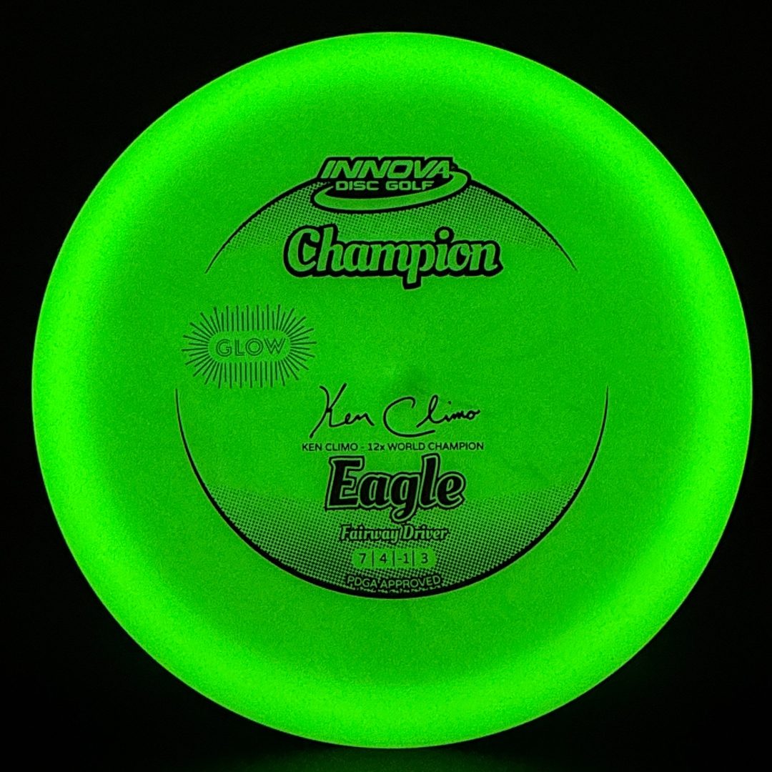 Classic Color Glow Champion Eagle - Ken Climo 12x Innova