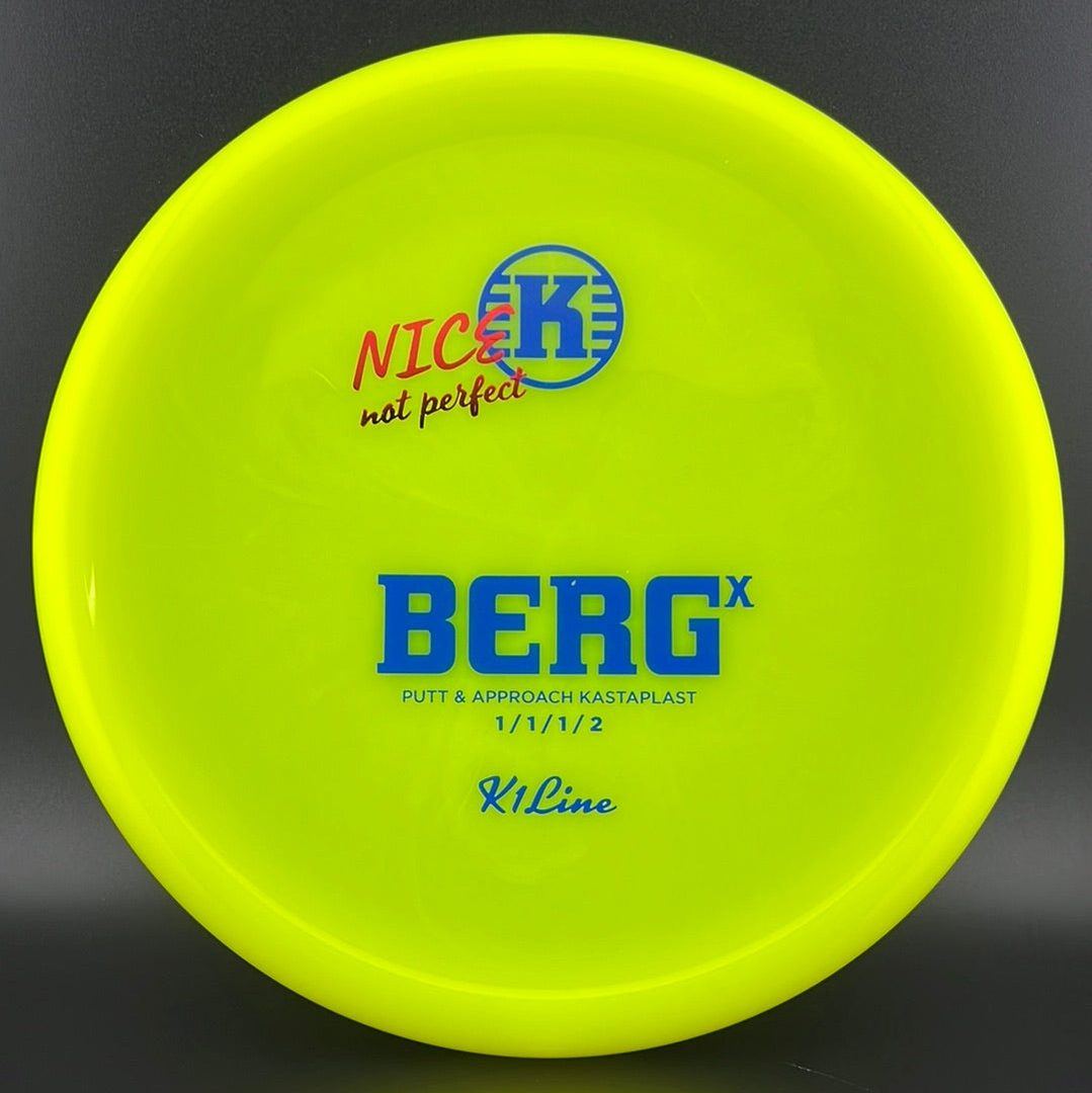 K1 Berg X - Chartreuse "Nice Not Perfect" X-Out Kastaplast