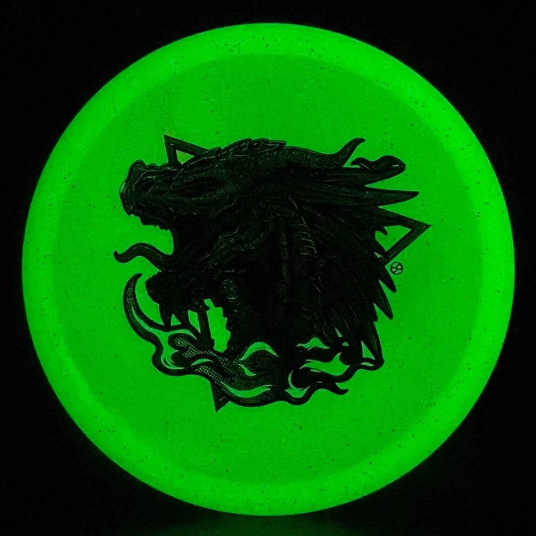 Metal Flake Glow C-Blend Chariot - Infinite Dragon Triple Foil Infinite Discs