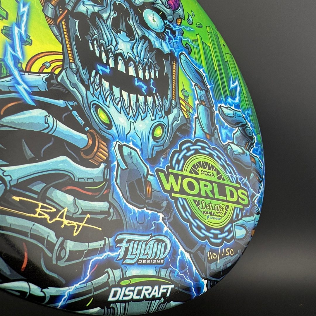 ESP SuperColor Full Foil Buzzz - Worlds '26 Brian Allen Signed 1/150 Discraft