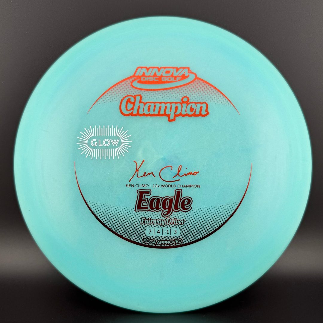 Color Glow Champion Eagle - Ken Climo 12x Innova