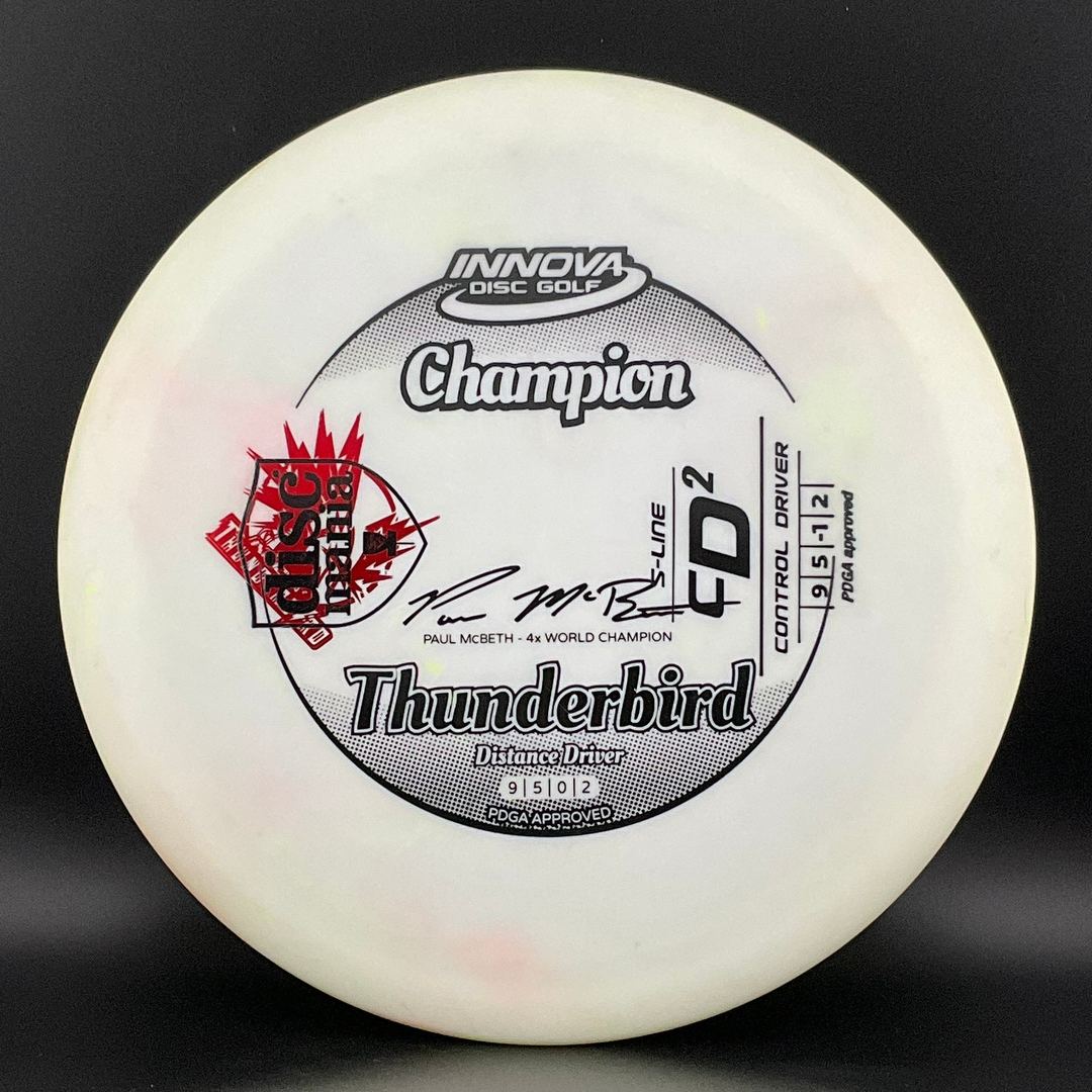 Star Thunderbird *Les White Stash Used* - 2018 Paul McBeth 4x Champion AND Discmania S-Line CD2 Double Stamped! Innova