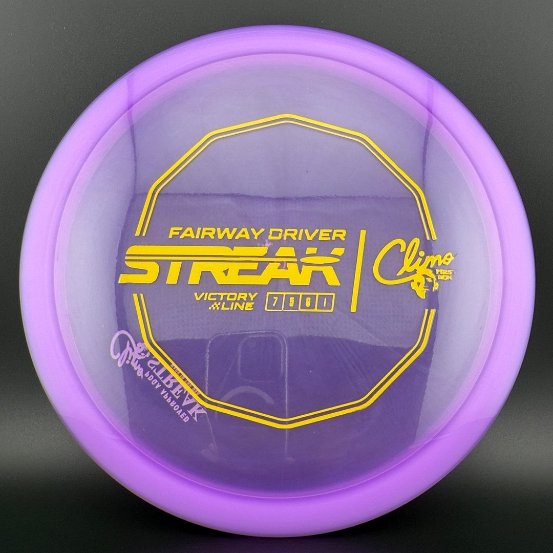 Victory Line Streak - First Run Climo Disc Golf