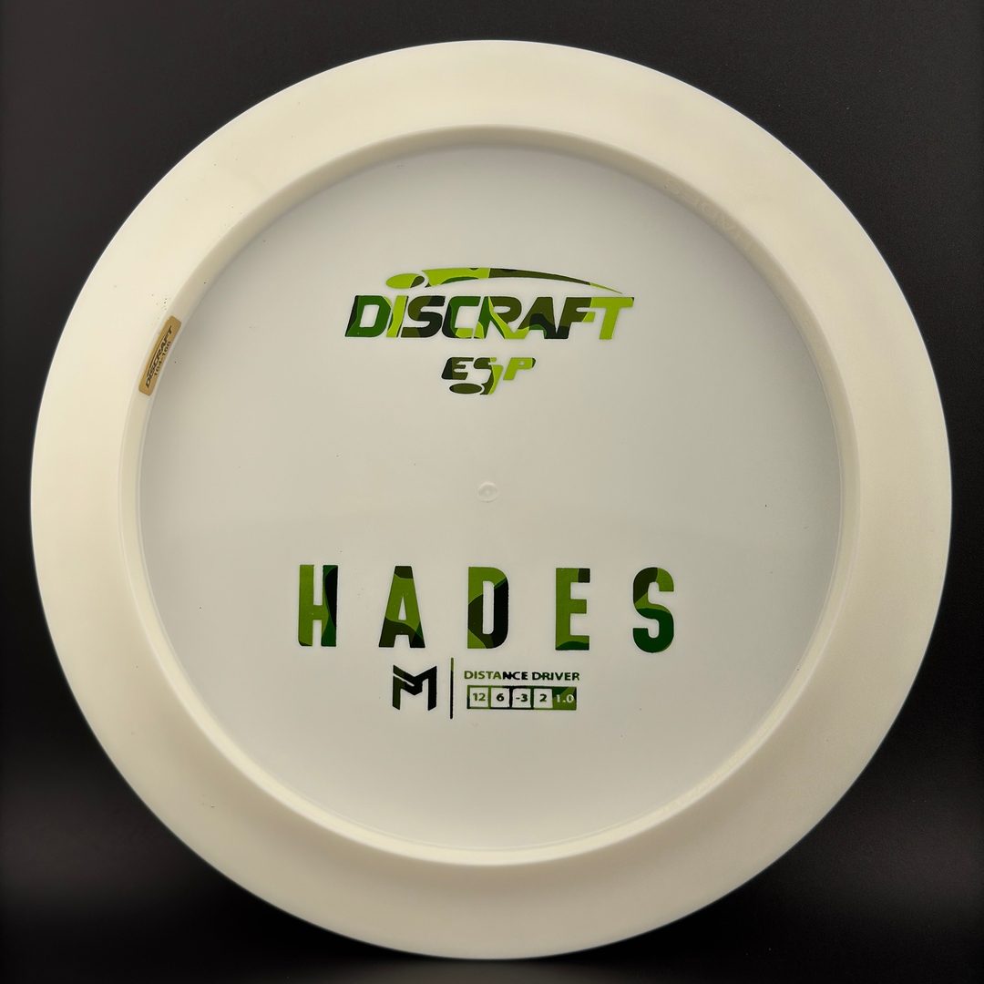 White ESP Hades - Bottom Stamp Dyer's Delight - Paul McBeth Discraft