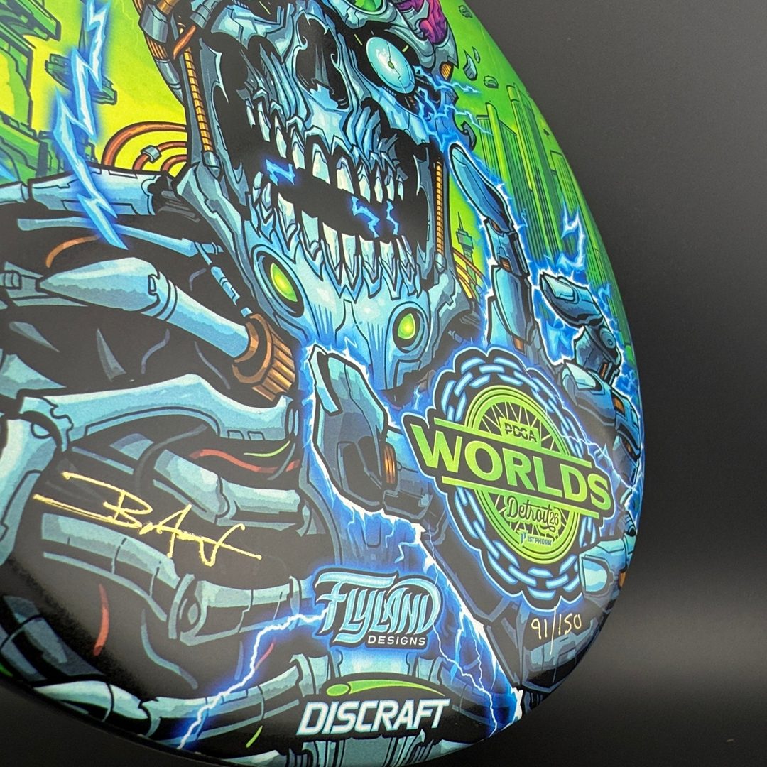 ESP SuperColor Full Foil Buzzz - Worlds '26 Brian Allen Signed 1/150 Discraft