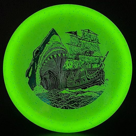 Metal Flake Glow C-Blend Galleon First Run "Megalodon" by Ripper Studios Infinite Discs
