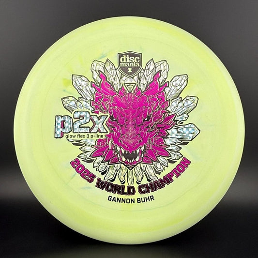 Glow P-Line P2x Flex 3 - Gannon Buhr 2025 World Champion Discmania