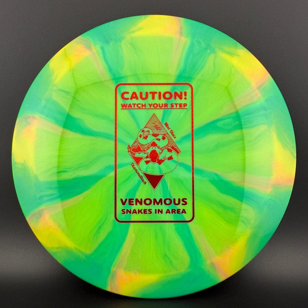 Swirly Apex Diamondback - 2022 First Run - Caution Venomous Snakes! MINT Discs