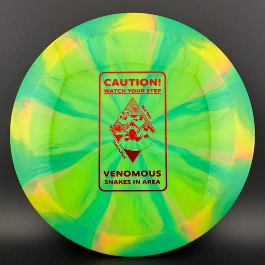 Swirly Apex Diamondback - 2022 First Run - Caution Venomous Snakes! MINT Discs