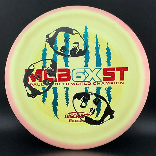 ESP Swirl Buzzz - "McFace" Misprint Paul McBeth 6x Claw - MCB6XST Edition Discraft