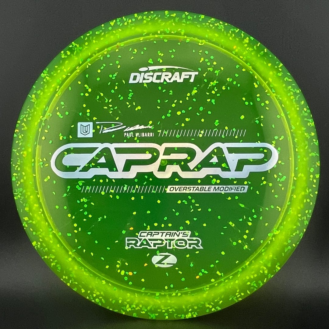 Confetti Z Captain's Raptor - Paul Ulibarri 2026 Discraft