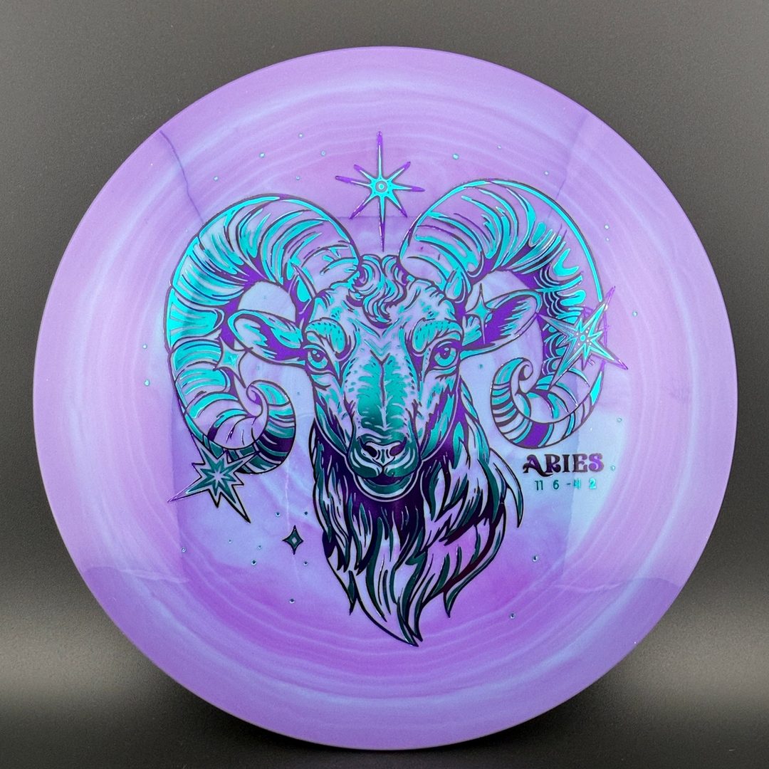 Swirly Sirius Aries (1.1) - Cosmic Ram by Tony Diaz