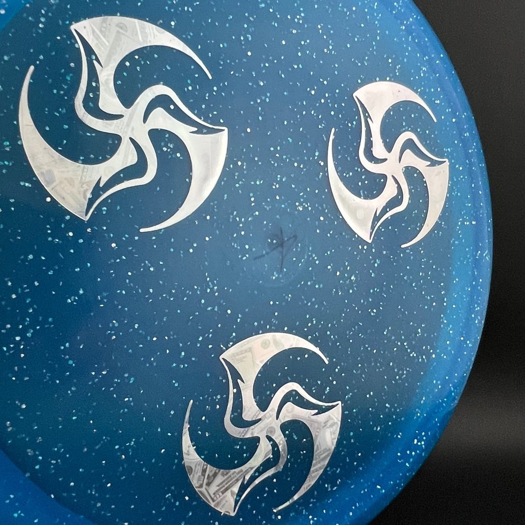Metal Flake C-Line MD4 - X-Out - Three Mini Huk Lab Stamps - Innova Made *Warehouse Stash* Discmania