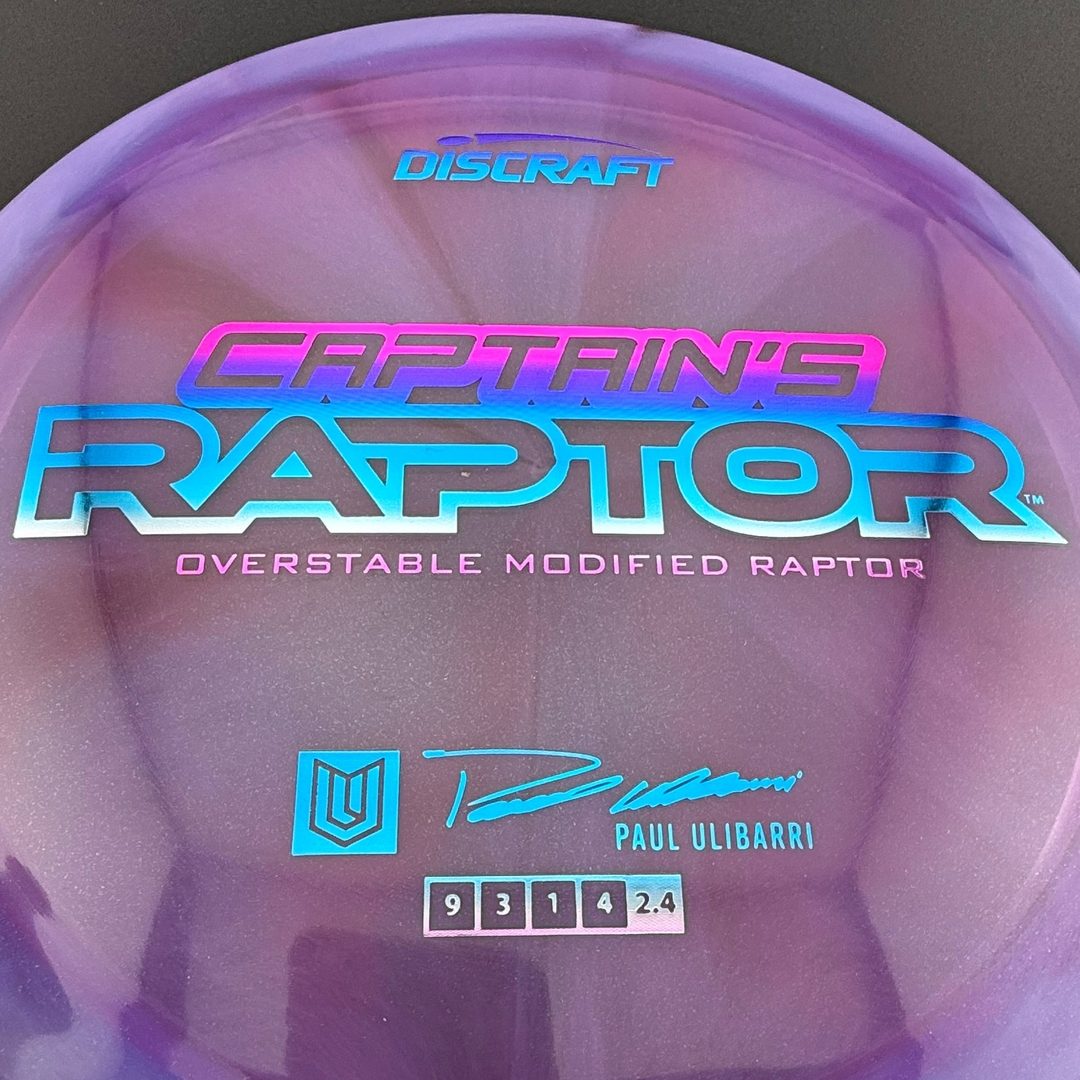 Special Z Blend Captain's Raptor - Paul Ulibarri 2025 Signature Series Discraft