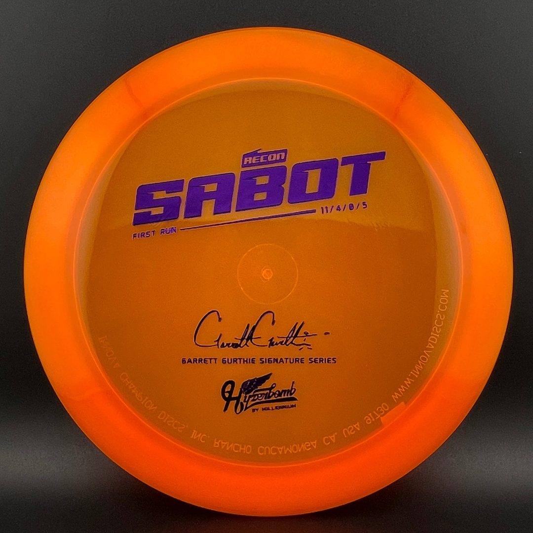 Recon Sabot - First Run - Garrett Gurthie Signature Edition Millennium