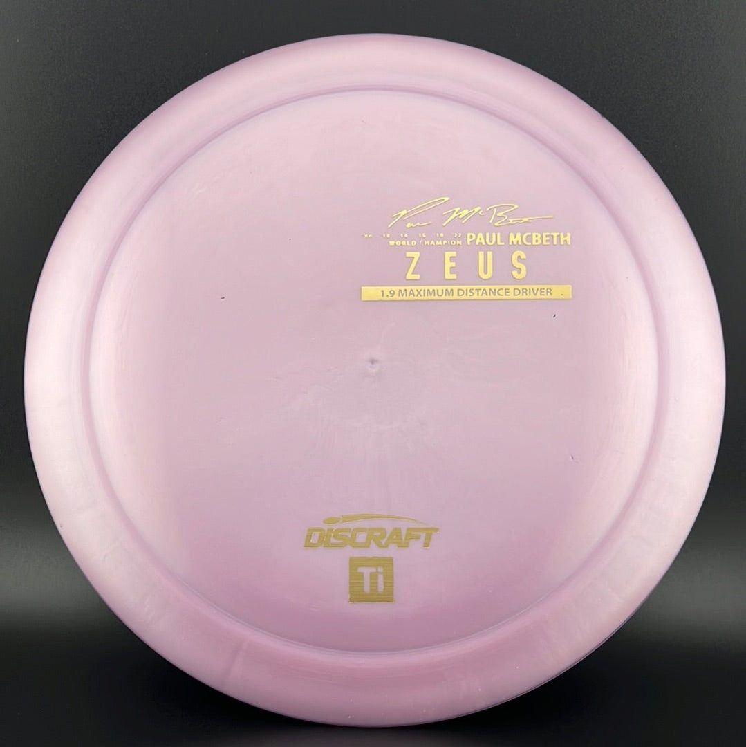 Titanium Zeus - First Run - Paul McBeth Limited Edition Discraft