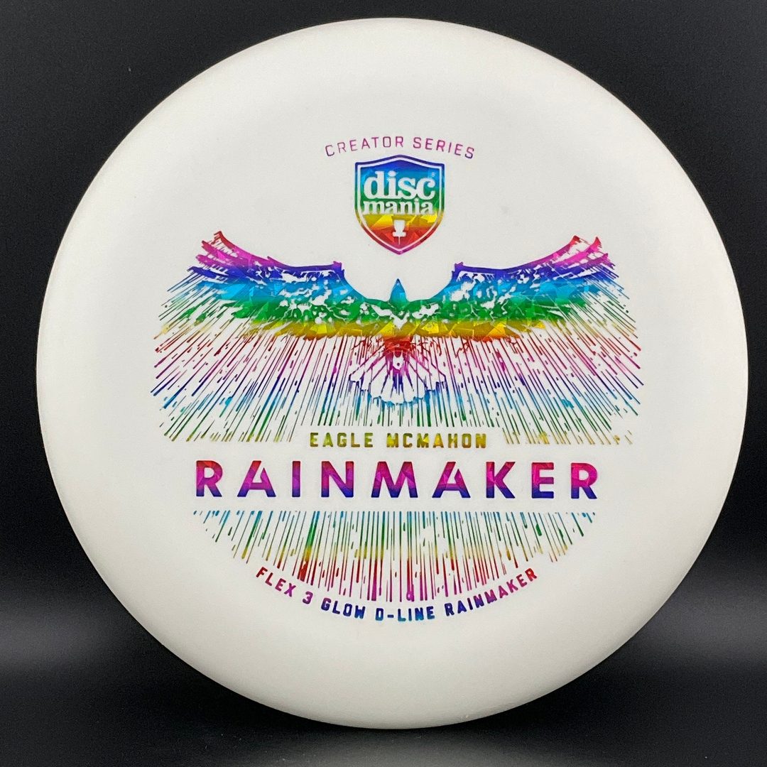 Glow D-Line Flex 3 Rainmaker - Eagle McMahon Creator Series Discmania