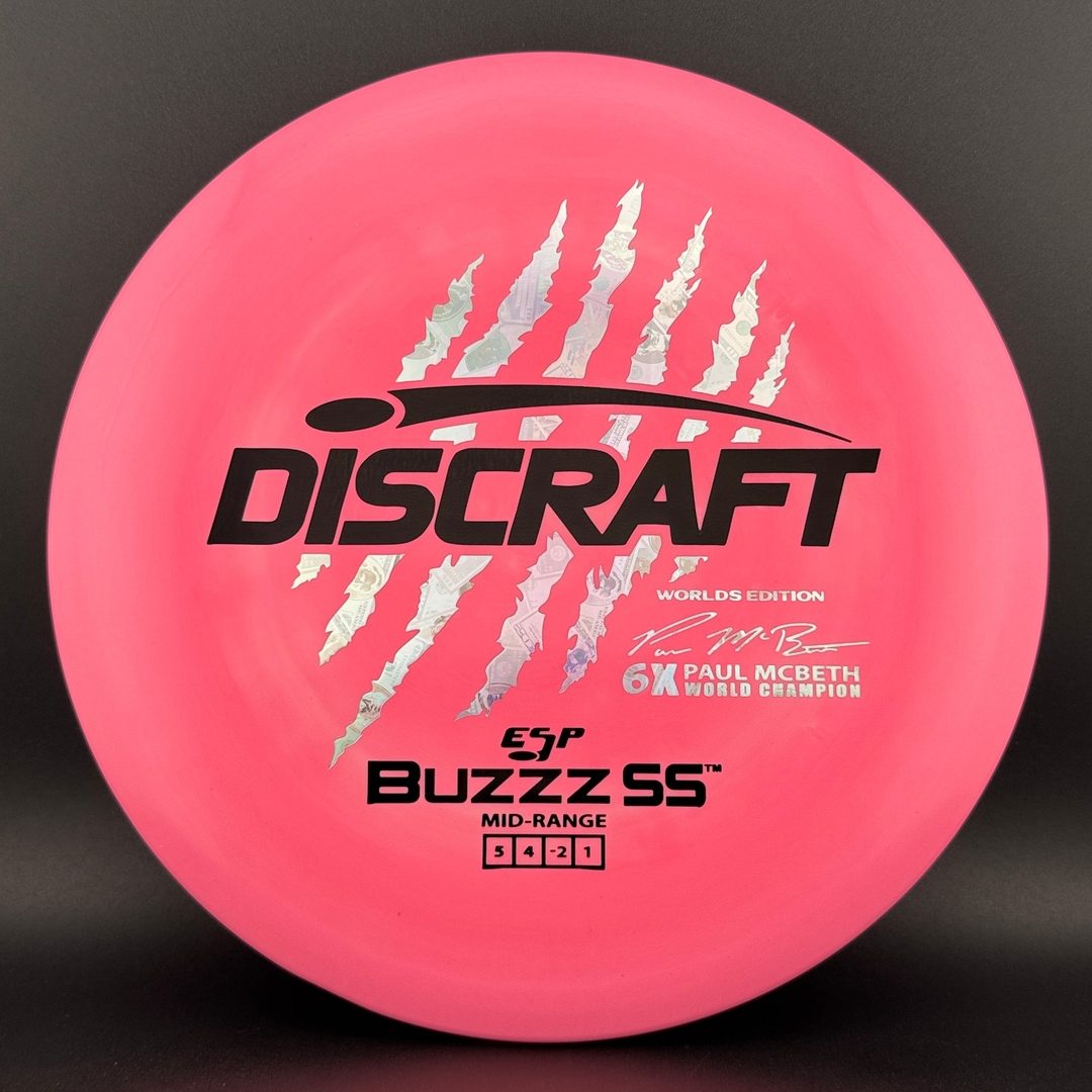 ESP Swirl Buzzz SS - Paul McBeth 6x Claws - Worlds 2026