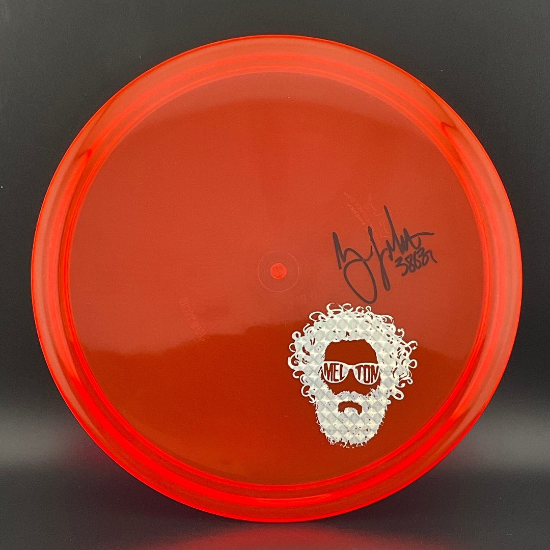 Lucid Ice Justice *Signed* - Zach Melton Mini Stamp! Dynamic Discs