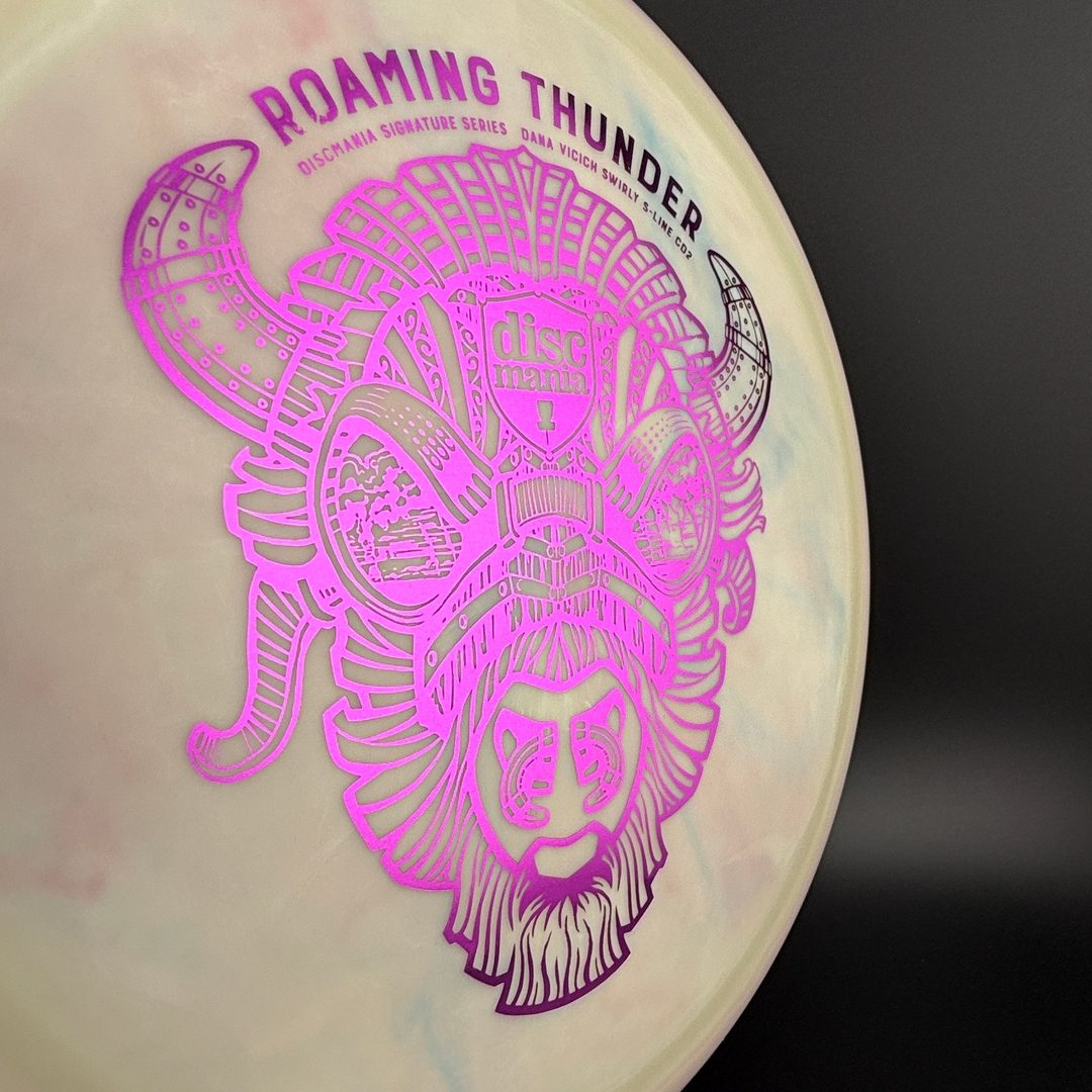 Swirly S-Line CD2 - Roaming Thunder Dana Vicich Sig Series OOP Discmania