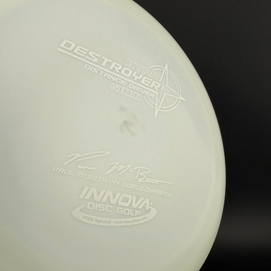 Star Destroyer - White on White - Paul McBeth 4x World Champion Innova