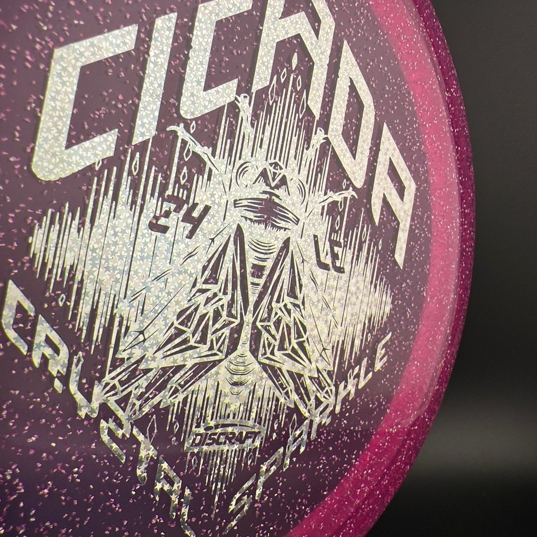 CryZtal Sparkle Cicada - Ledgestone 2024 Discraft