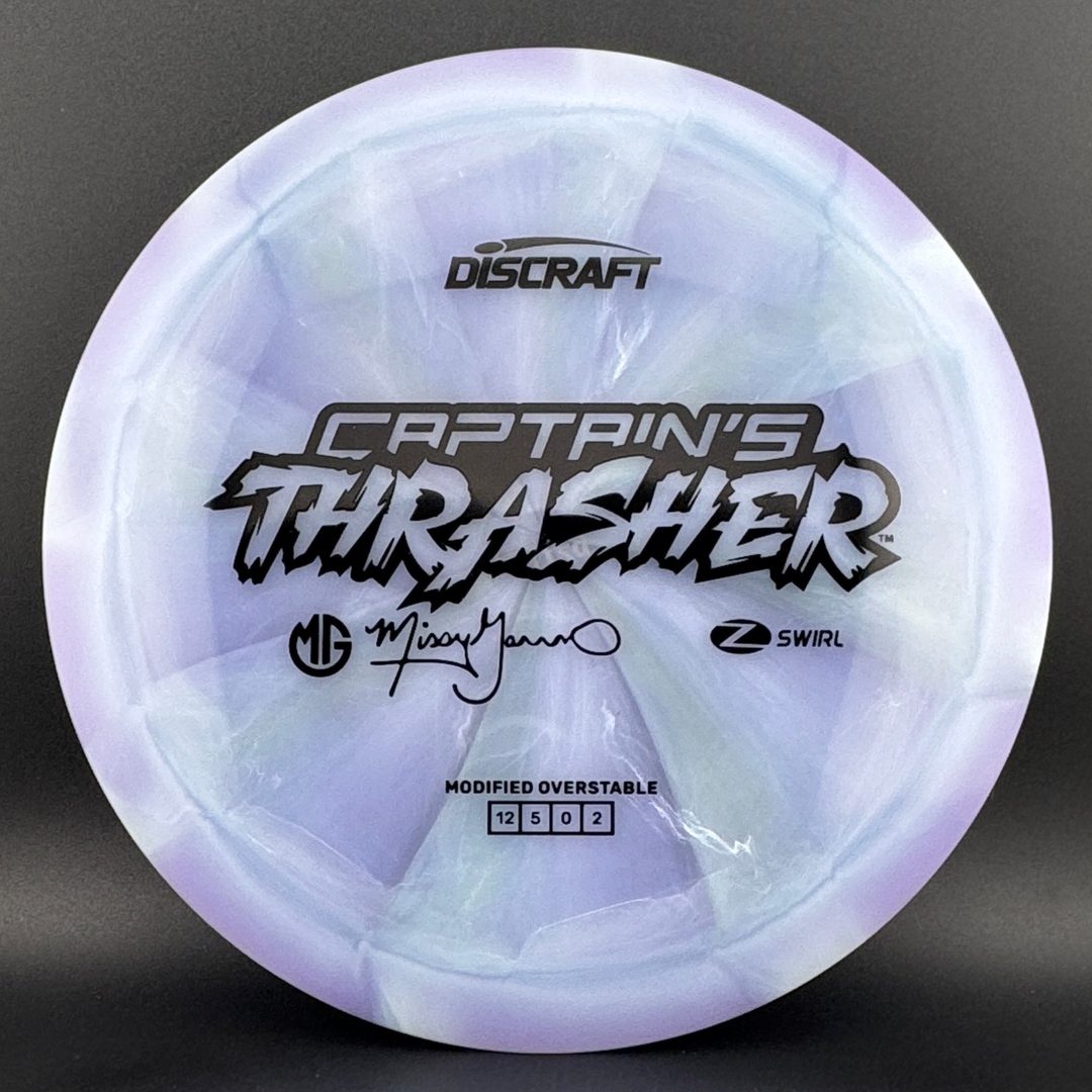 Swirly Z Captain's Thrasher - Missy Gannon 2026 Discraft