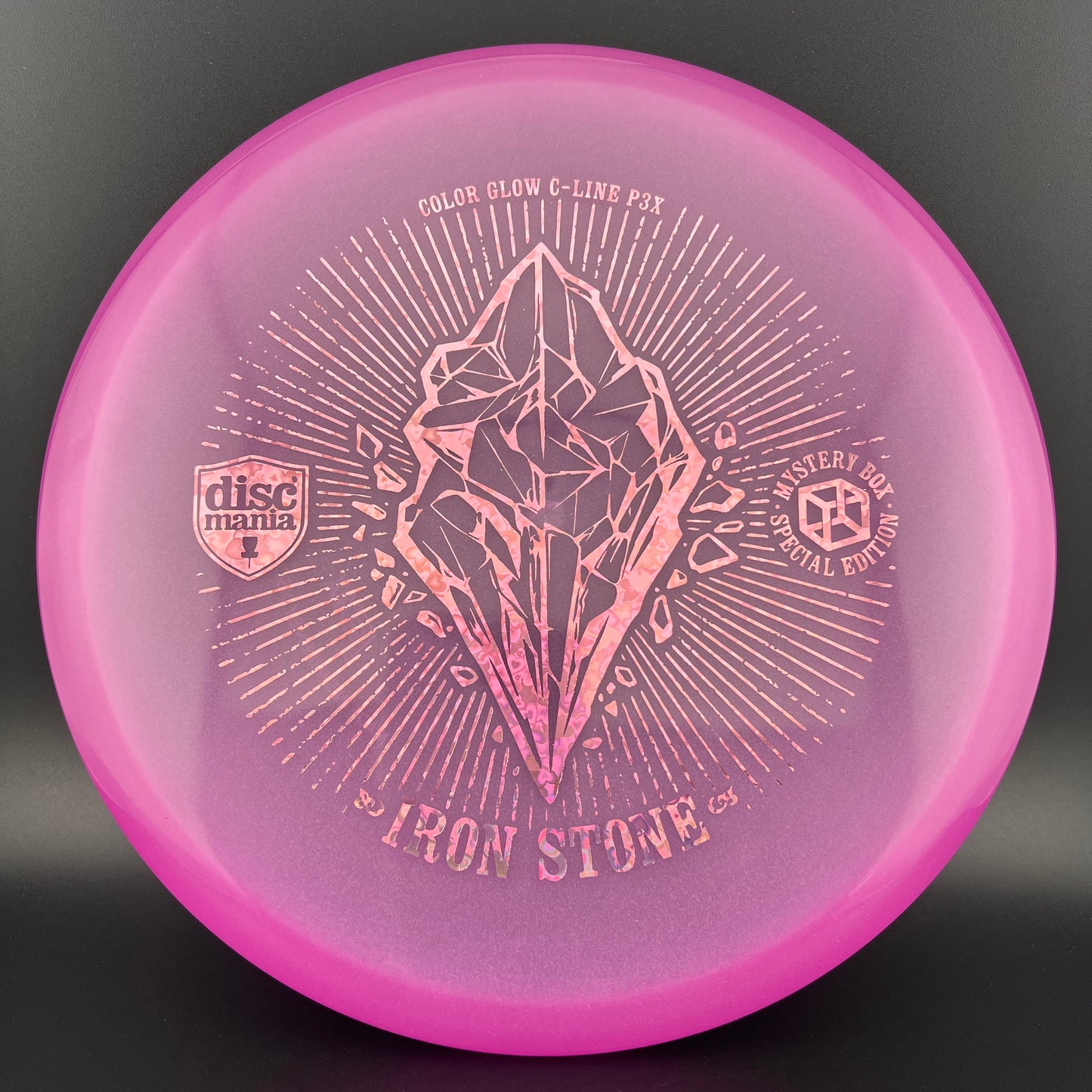 Color Glow C-Line P3X - First Run "Iron Stone" MB 23 Discmania