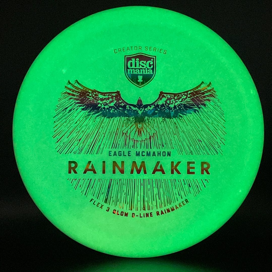 Glow D-Line Flex 3 Rainmaker - Eagle McMahon Creator Series Discmania