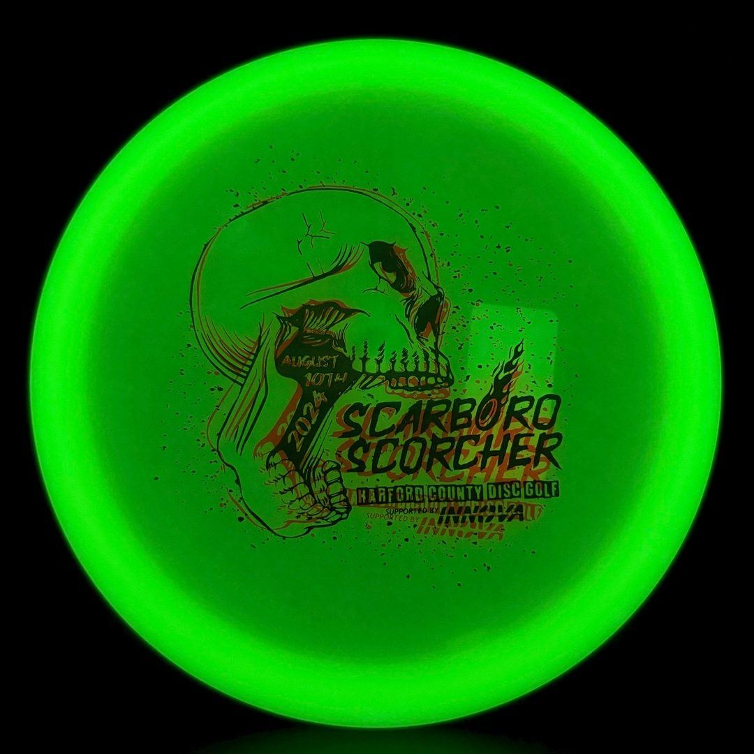 Glow Champion Roadrunner - Scarboro Scorcher Double Stamp F2 Innova