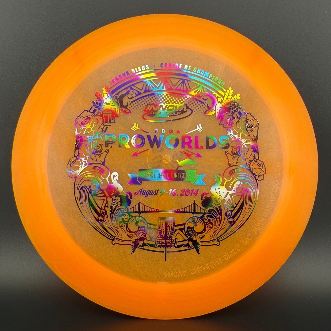 Color Glow Champion Destroyer Penned - 2014 Pro Worlds - Gummy! Innova