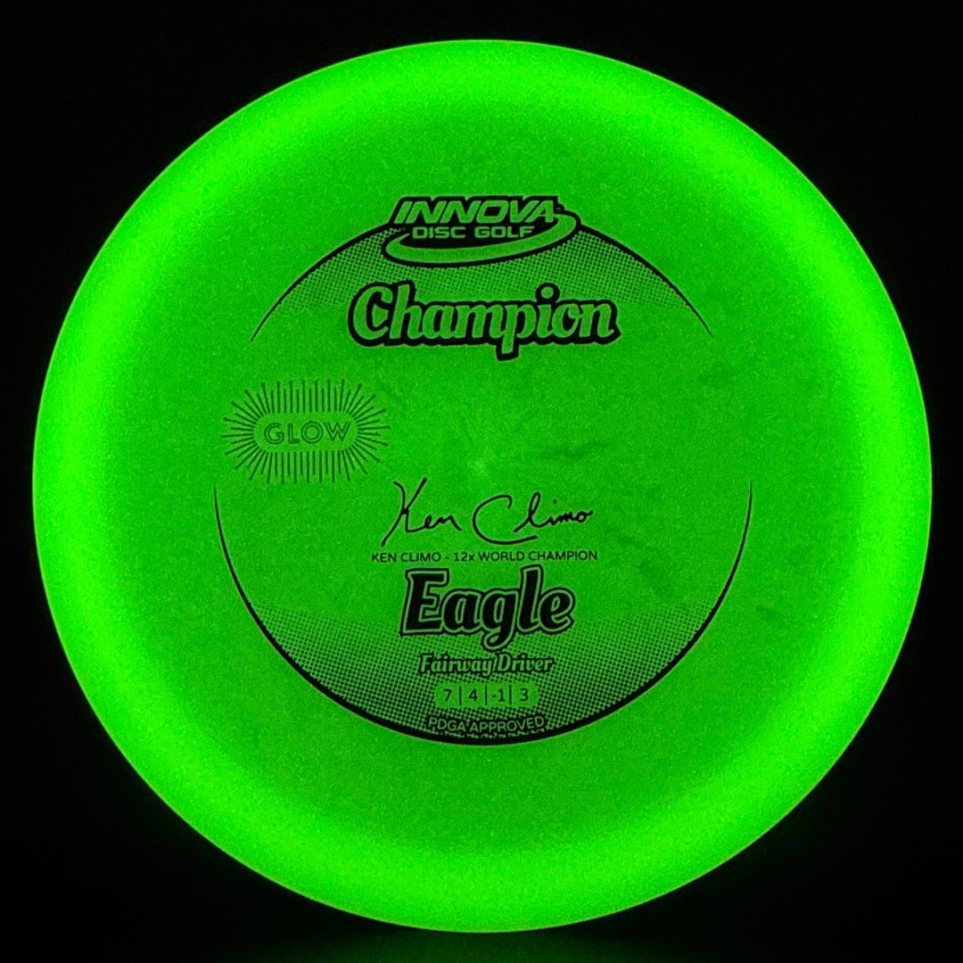 Classic Color Glow Champion Eagle - Ken Climo 12x Innova