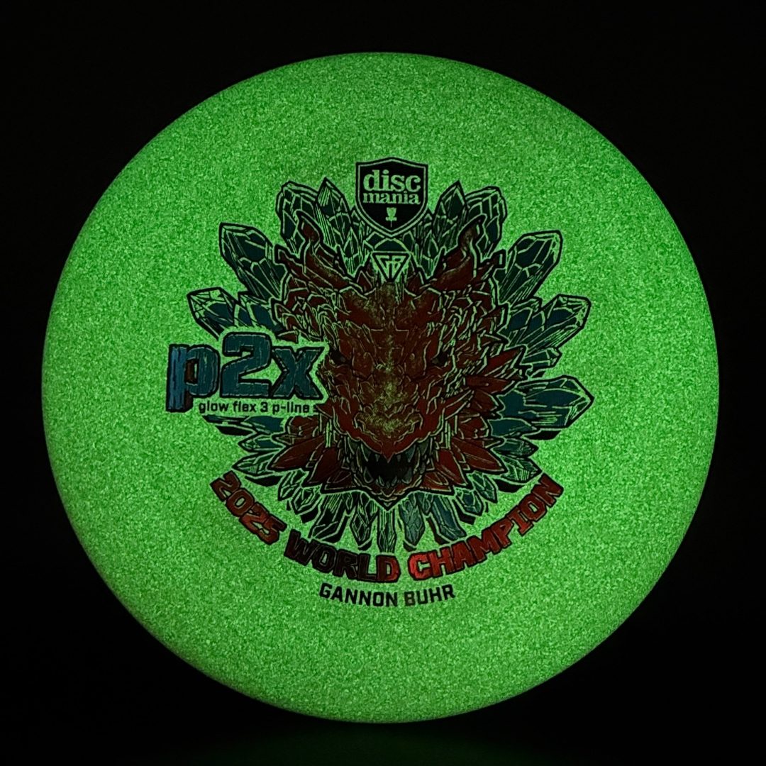Glow P-Line P2x Flex 3 - Gannon Buhr 2025 World Champion Discmania