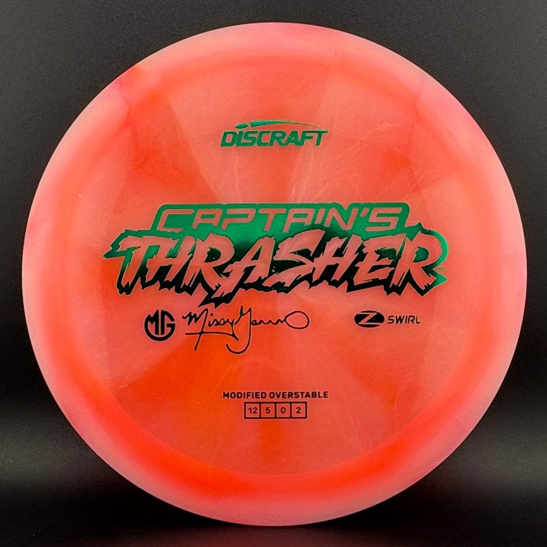Swirly Z Captain's Thrasher - Missy Gannon 2026 Discraft