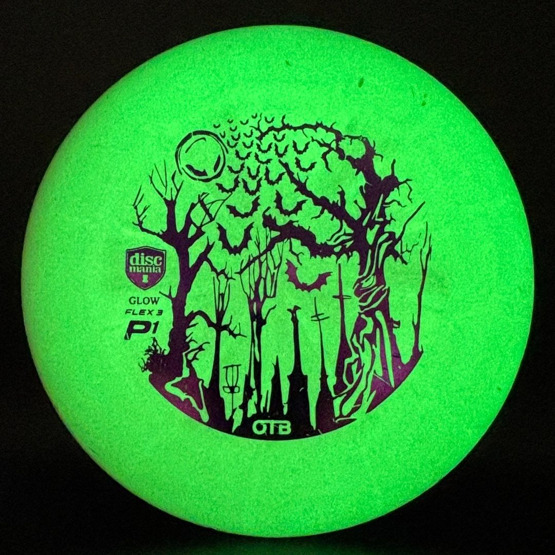 Glow D-Line Flex 3 P1 - 2023 OTB Halloween *Colten Stash Used* Discmania