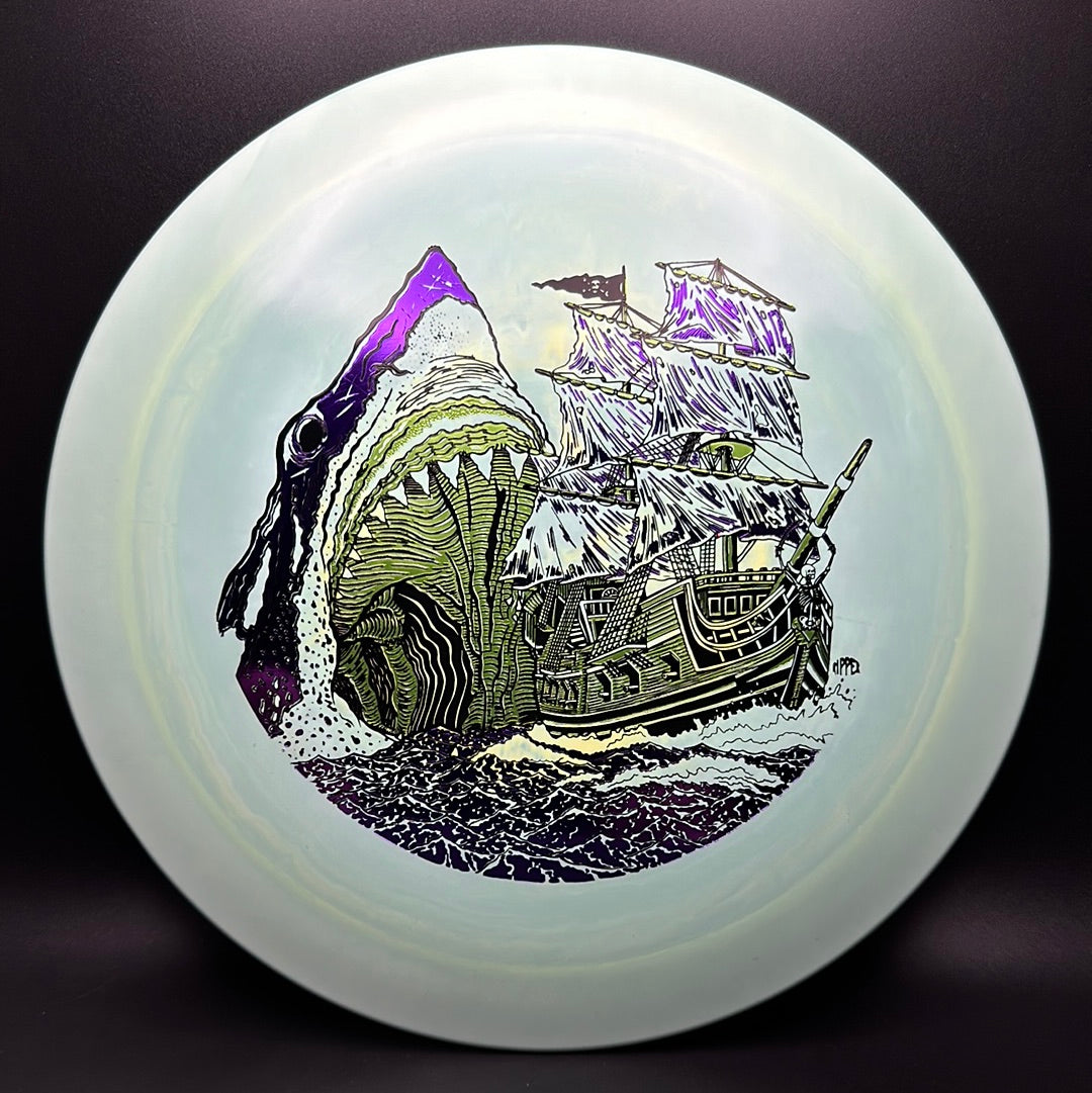 Swirl ESP Machete - Limited "Megalodon" - Ripper Studios Discraft
