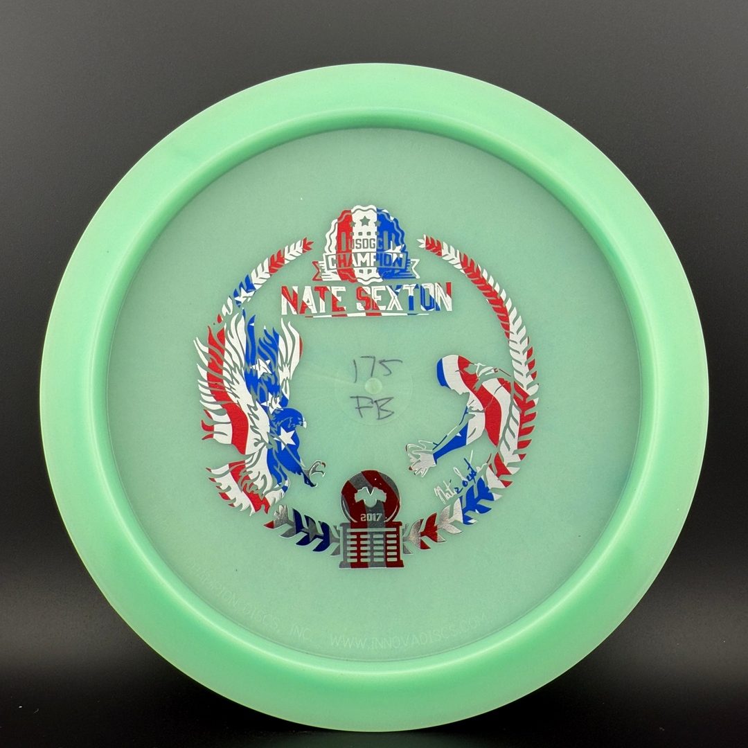 2017 Glow Champion Firebird Penned - Nate Sexton Bottom Stamp Innova