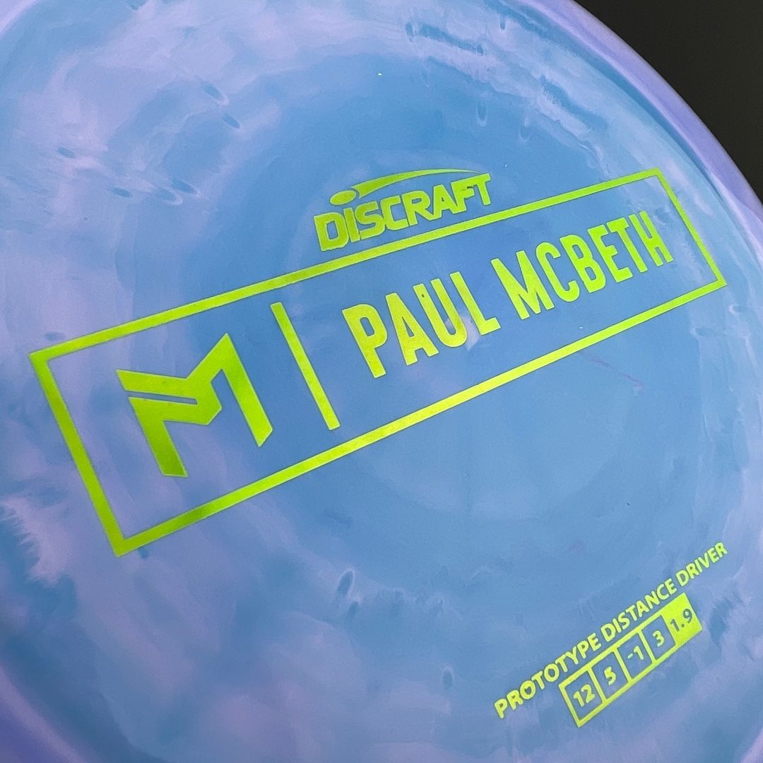 Prototype ESP Zeus / Kong - Paul McBeth Signature Disc - SUPER SWIRLY! Discraft