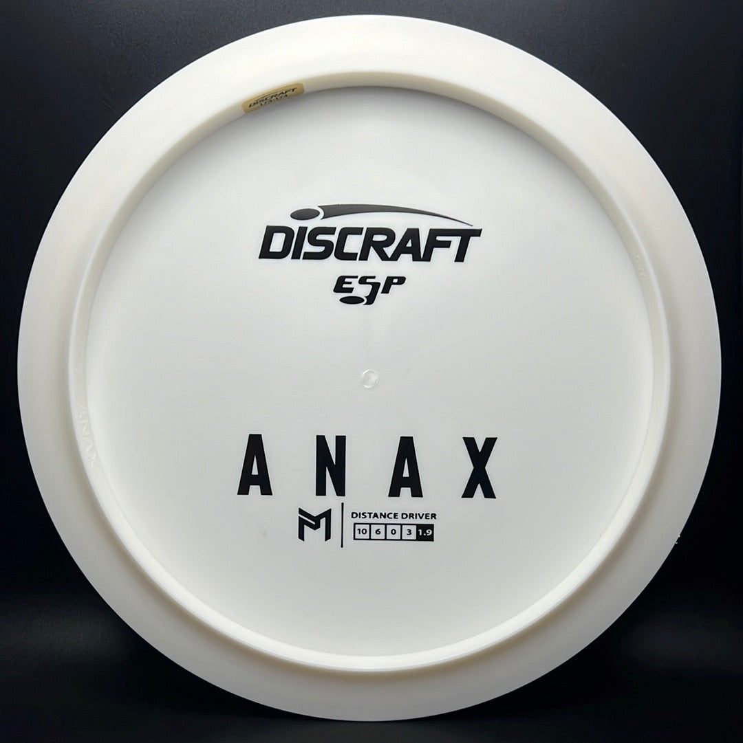 White ESP Anax - Bottom Stamp Dyer's Delight - Paul McBeth Discraft