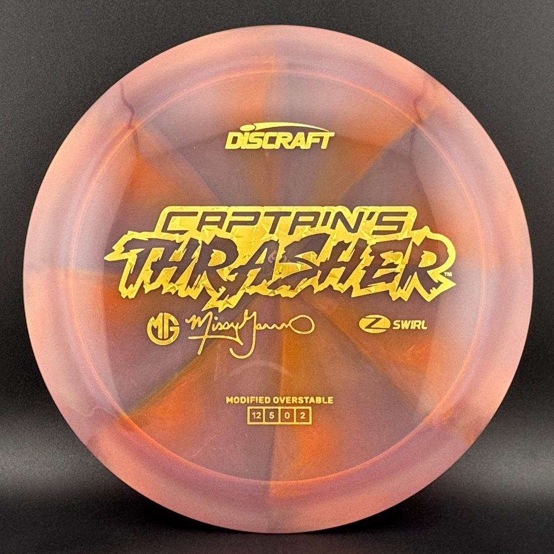 Swirly Z Captain's Thrasher - Missy Gannon 2026 Discraft