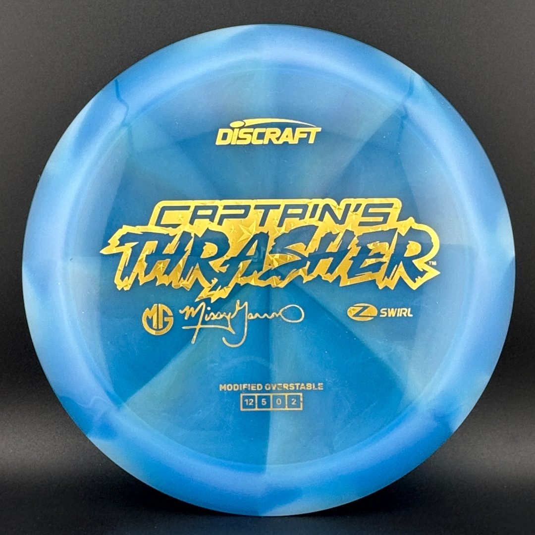 Swirly Z Captain's Thrasher - Missy Gannon 2026 Discraft