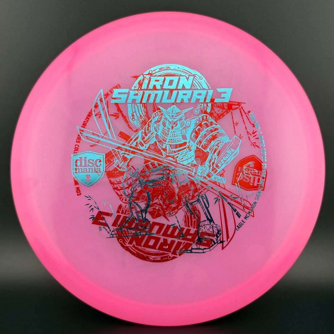 Color Glow C-Line MD3 - Iron Samurai 3 Double Stamp X-Out Discmania