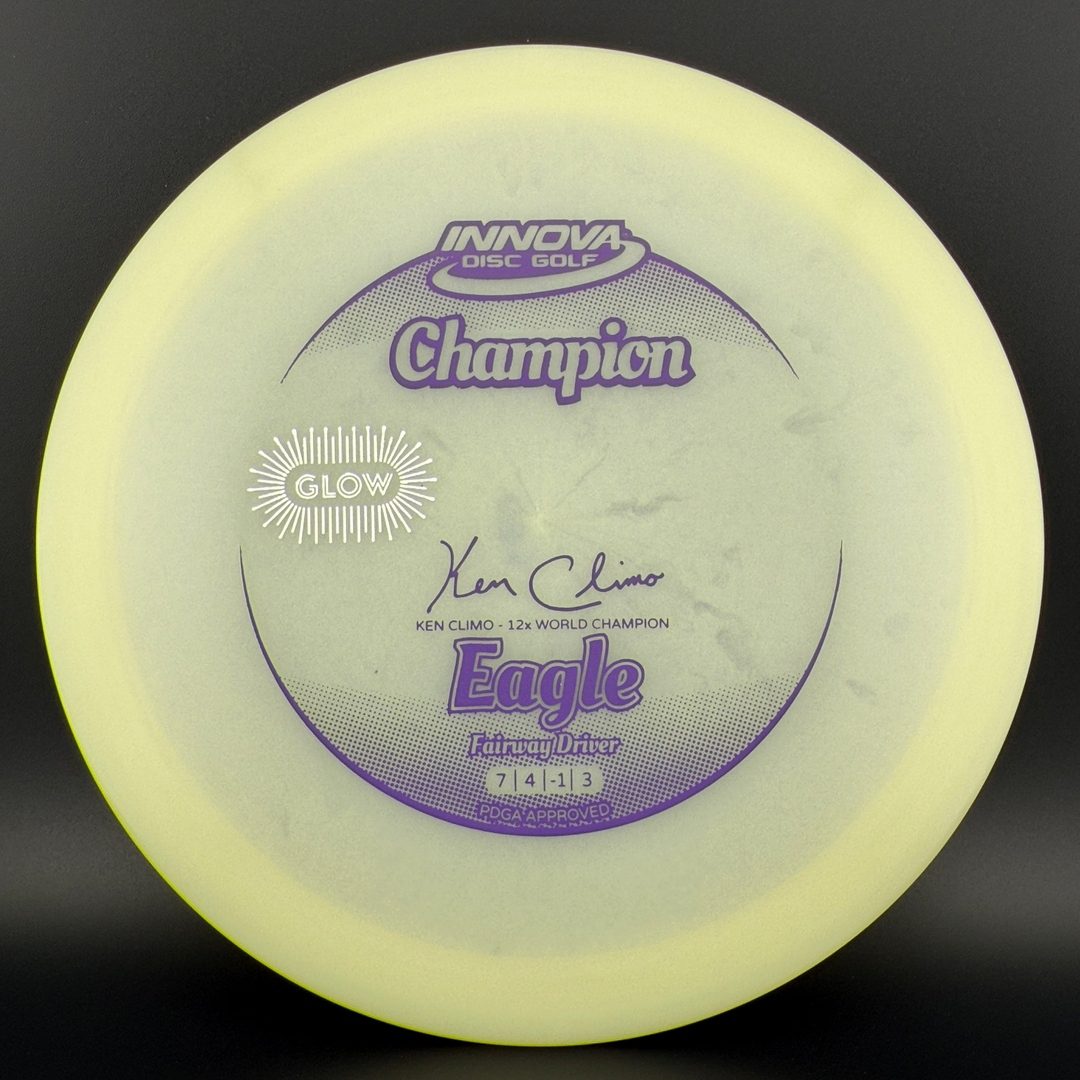Classic Color Glow Champion Eagle - Ken Climo 12x Innova