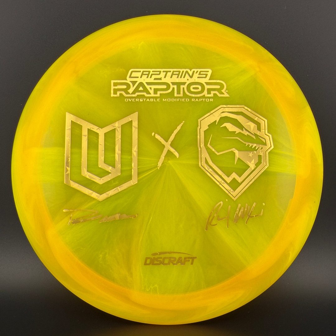 Z Swirl Captain's Raptor - Ulibarri x Wysocki Collab Edition Discraft